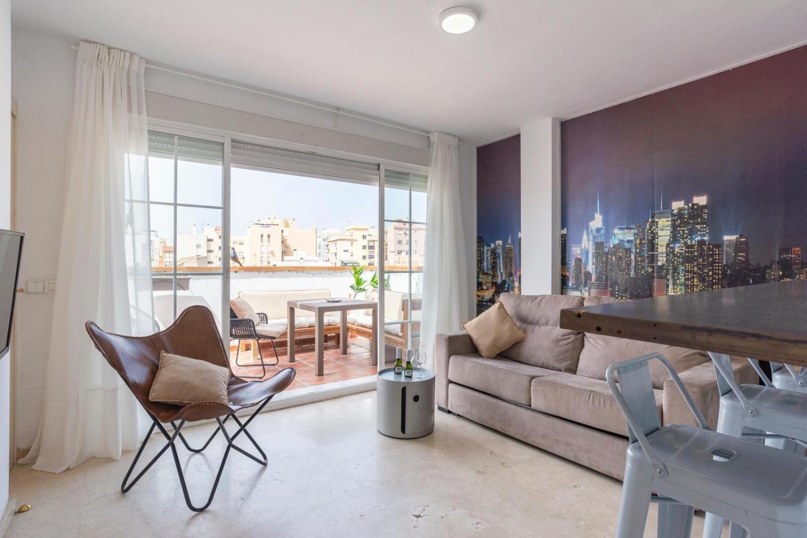 New Penthouse Gr3- Flat In Center With Cozy Terrace * Малага